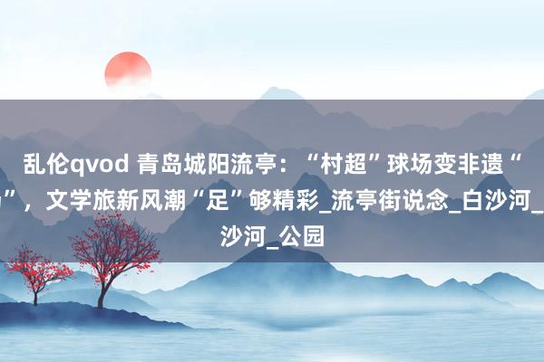 乱伦qvod 青岛城阳流亭：“村超”球场变非遗“秀场”，文学旅新风潮“足”够精彩_流亭街说念_白沙河_公园